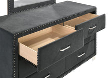 Melody 5 Piece Queen Bedroom Set – Grey