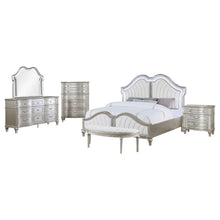 Evangeline 5 Piece Queen Bedroom Set – Silver Oak