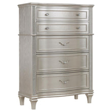 Evangeline 5 Piece Queen Bedroom Set – Silver Oak