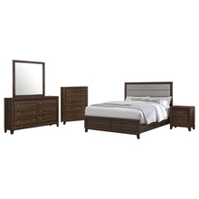 Welsley 5 Piece Queen Bedroom Set – Walnut