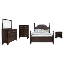 Andover 5 Piece Queen Bedroom Set – Dark Oak