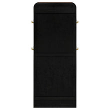 Arini Cane Weave Full Length Standing Floor Mirror – Black