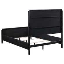 Brookmead 5 Piece Upholstered Queen Bedroom Set – Black