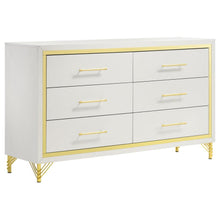 Lucia 5 Piece Queen Bedroom Set – Beige / White