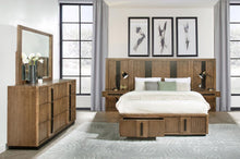 Terrace 5 Piece Queen Panel Bedroom Set – Ash Brown