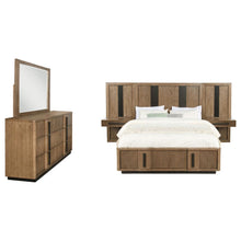 Terrace 5 Piece Queen Panel Bedroom Set – Ash Brown