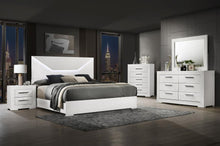 Ives 5 Piece Queen Bedroom Set – White High Gloss