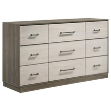 Fenwick 5 Piece Queen Bedroom Set – Grey Oak / Almond