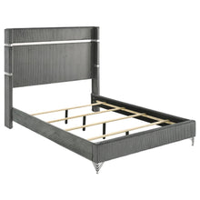 Lucia 5 Piece Queen Bedroom Set – Grey / Black