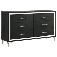 Lucia 5 Piece Queen Bedroom Set – Grey / Black