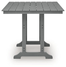 Sanctuary Beach - Square Counter Table With Umbrella Option - Dark Gray