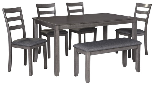 Bridson RECT DRM Table Set (Set of 6) Gray