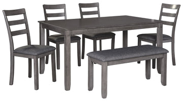 Bridson - RECT DRM Table Set (Set of 6) - Gray