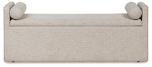 Galliden - Beige - Large Upholstered Dining Room Bench