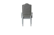 House - Marchese Chair (Set of 2) - Two Tone Gray Fabric & Pearl Gray Finish