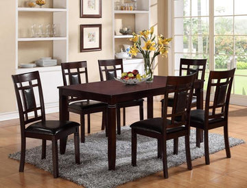 Paige 7 Piece Dining Set – Mahogany