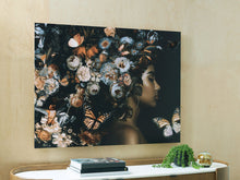 Valfer - Orange / Black / White - Wall Art