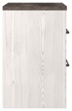 Gerridan - Two Drawer Night Stand - White / Gray