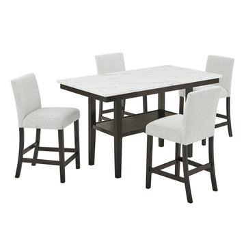 Carissa - Rectangle Counter Dining Set