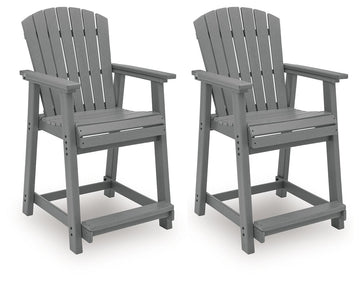 Sanctuary Beach - Barstool (Set of 2) - Dark Gray
