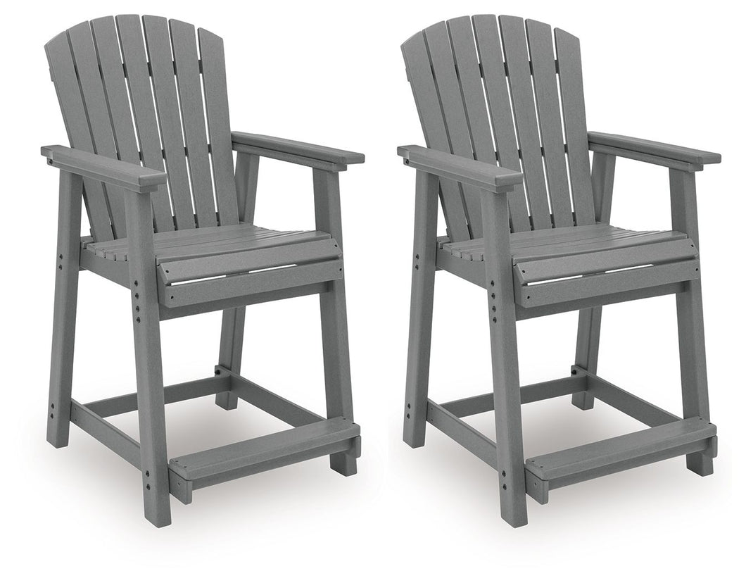 Sanctuary Beach - Barstool (Set of 2) - Dark Gray
