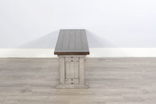 Homestead Hills - Wood Side Bench - Tobacco Leaf / Alpine Gray