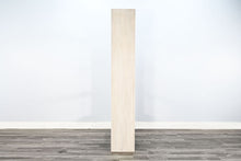 Tall Arched Wood Bookshelf With Open Shelving