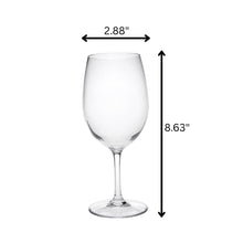 Leadingware Unbreakable Tritan Wine Glass (Set of 4), 20Oz, Bpa Free - Clear