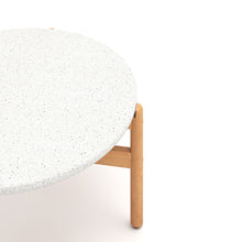 Solstice - Outdoor Coffee Table With Terrazo Top - White