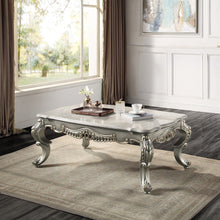 Miliani - Coffee Table With Marble Top - Natural Antique Bronze