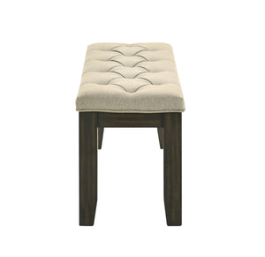 Herbert - Bench - Espresso / Beige