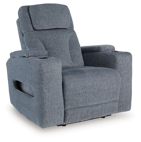 Studio Cave Power Recliner Steel