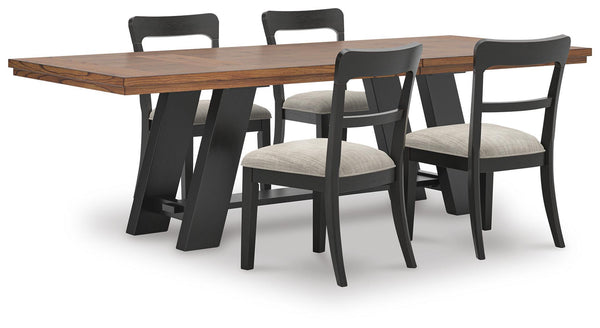 Greddinton Extension Dining Table Set