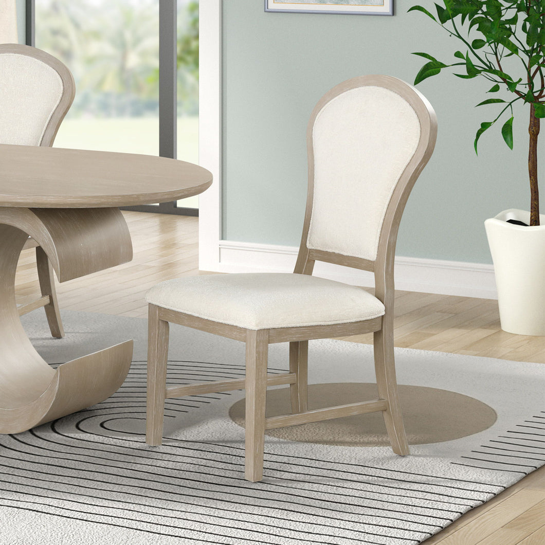 Gwendolyn - Dining Side Chair (Set of 2) - Cerused Taupe
