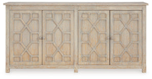 Caitrich - Distressed Blue - Accent Cabinet
