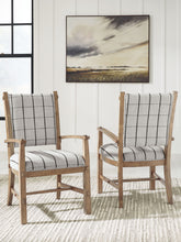 Ridgester - Dining Upholstered Arm Chair (Set of 2) - Light Brown