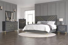 Symmetry - 2 Drawer Nightstand - Charcoal