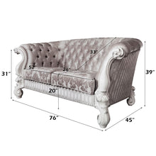Versailles - Loveseat With 5 Pillows