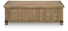 Ridgester - Lift Top Cocktail Table - Light Brown