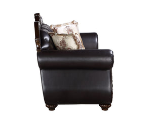 Maximus - Loveseat - Dark Brown