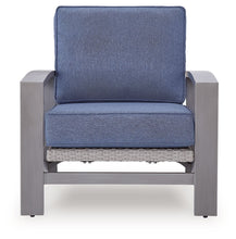 Half Moon Beach - Spring Lounge Chair - Blue / Gray