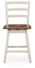 Brinfern - Swivel Stool (Set of 2) - Brown / Antique White