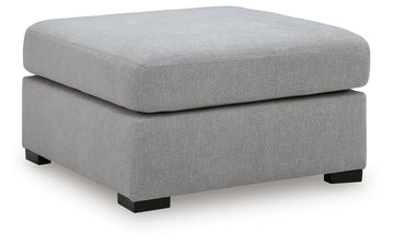 Lakepoint - Oversized Accent Ottoman - Nickel