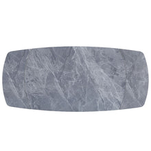 Hester - Ceramic Top Dining Table - Gray & Black
