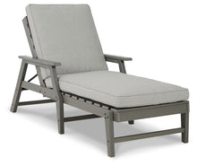 Visola - Chaise Lounge with Cushion - Gray