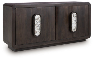 Elliston - Accent Cabinet - Espresso Brown