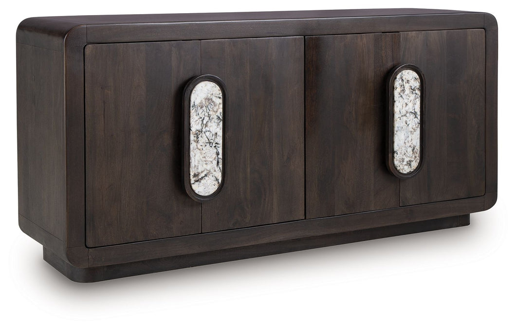 Elliston - Espresso Brown - Accent Cabinet