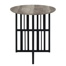 Zudora - End Table - Antique Oak & Black