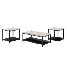 Linea - 3 Piece Occasional Set (1 Coffee & 2 End Tables) - Light Gray