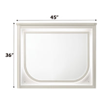 Laveda - Mirror With LED - Pearl White Finish